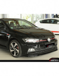 Front lip Volkswagen Polo 8 GTI gloss black