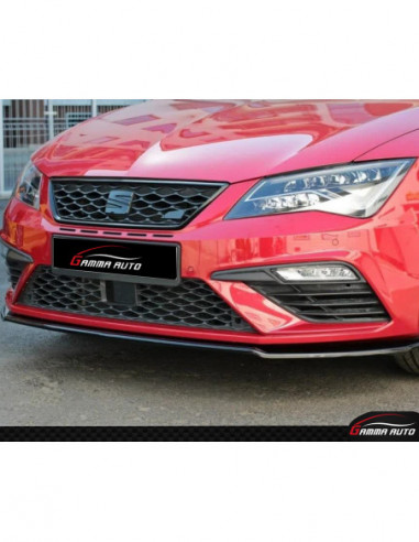 Front lip Seat leon gloss black