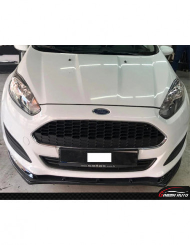 Front lip Ford fiesta 2013 2017 gloss black