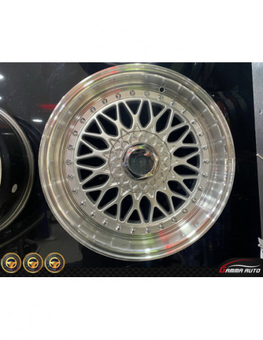 4 Jantes Alu 17 pouces 5x120 5x114.3 bbs
