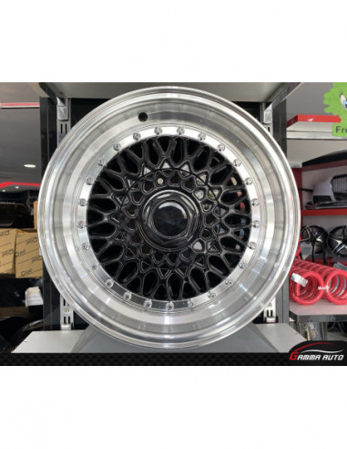 4 Jantes Alu 15 pouces 4x100 4x114.3 BBS Avec Bord