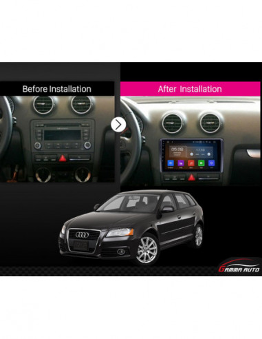 Poste android Audi A3 2008 2013