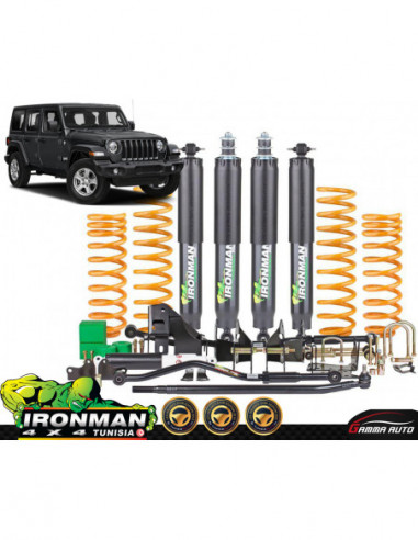 KIT DE SUSPENSION PERFORMANCE AVEC AMORTISSEURS FOAM CELL PRO POUR JEEP WRANGLER JK 2006+