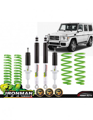 Kit de suspension de performance Ironman 4x4 avec amortisseurs Ã  gaz (G Wagon 1979+)