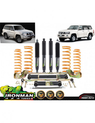 KIT DE SUSPENSION PATROL Y61 PERFORMANCE AVEC AMORTISSEURS FOAM CELL PRO REHAUSSE +15CM