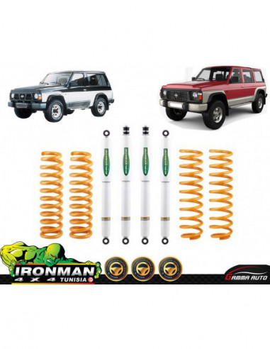 KIT DE SUSPENSION Nissan Patrol Y60 PERFORMANCE AVEC AMORTISSEURS FOAM CELL