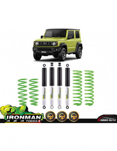 KIT DE SUSPENSION SUZUKI JIMNY 2018+ PERFORMANCE AVEC AMORTISSEURS Ã GAZ