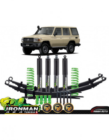 KIT DE SUSPENSION PERFORMANCE AVEC AMORTISSEURS FOAM CELL PRO POUR TOYOTA LANDCRUISER 76 SERIES 2007+