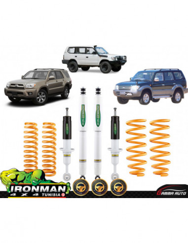 KIT DE SUSPENSION PERFORMANCE AVEC AMORTISSEURS Ã GAZ Toyota Prado 95 90 Toyota 4Runner 180 185