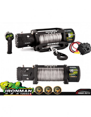 Monster winch AVEC CORDE SYNTHÃTIQUE 9.500lb