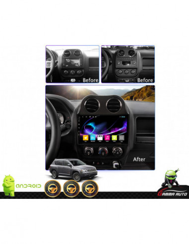 Poste android Jeep Compass