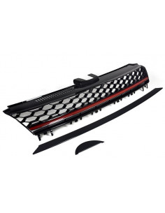 Calandre Volkswagen Golf 7 sans sigle rouge