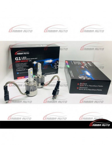 Kit eclairage full Led h7 avec clip adaptateur