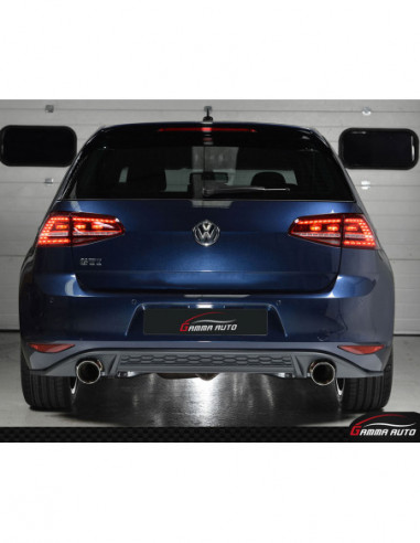 Diffuseur Volkswagen Volkswagen Golf 7.5 GTI noir phase 2