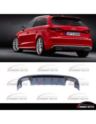 Diffuseur Audi A3 sportback look S3 2017+