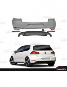 Pare choc arriere Volkswagen Golf 6 look GTI GTd