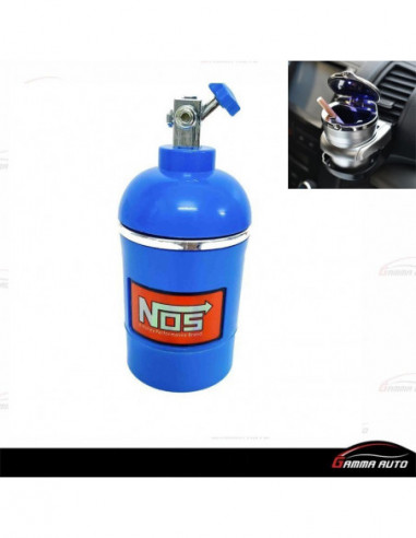 Cendrier bleu pour voiture Led
