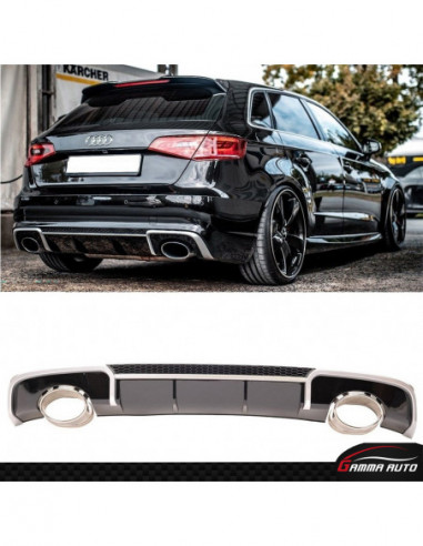 Diffuseur Audi A3 spotback look rS3 2017+