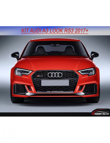 Kit Audi A3 look rS3 2017+