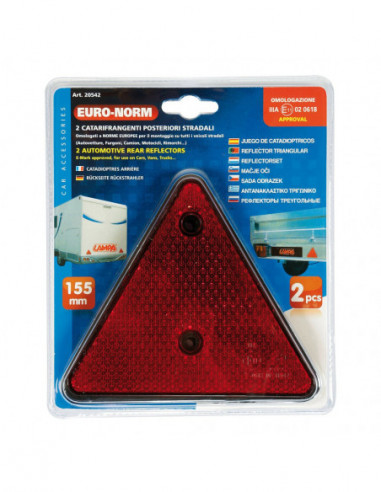 Catadioptres arriere lampa
