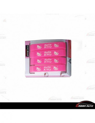Garde porte hello kitty rose