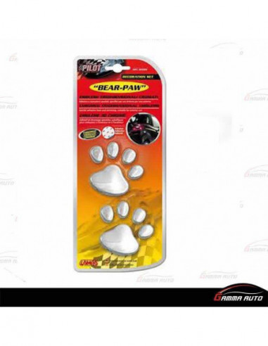 Bear paw 3d chrome