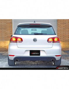 Diffuseur Volkswagen Golf 6 look GTI gloss black sans sortie