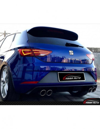Diffuseur Seat leon mk3 gloss black 2017+ sans sortie 1 sortie 2 sortie 4 sortie