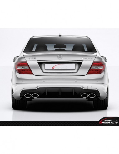 Diffuseur Mercedes classe c w204 phase 2 2011 2014 gloss black