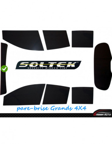 Pare brise avant soltek selenium 35 grands 4x4