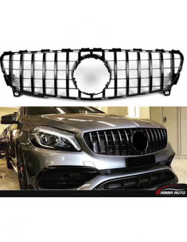 Calandre Mercedes classe a w176 panamericana 2013 2015 silver