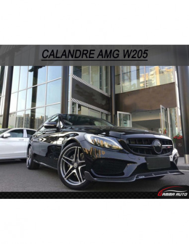 Calandre Mercedes classe c w205 15 18 black AMG