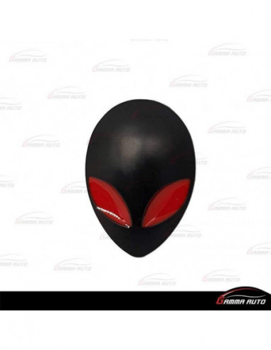 Logo alien rouge et noir