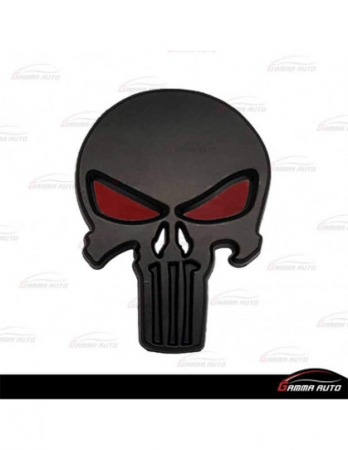 Logo the punisher noir rouge